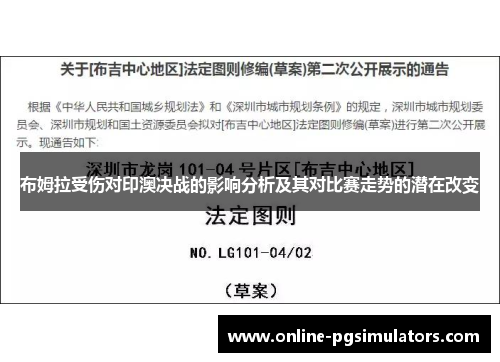 布姆拉受伤对印澳决战的影响分析及其对比赛走势的潜在改变