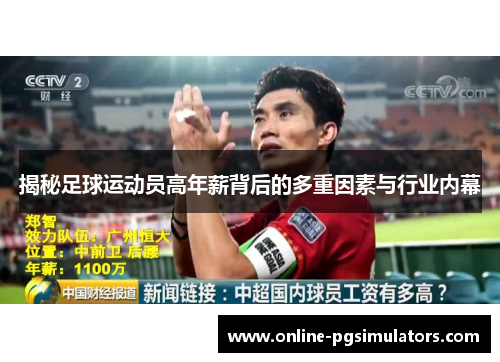揭秘足球运动员高年薪背后的多重因素与行业内幕
